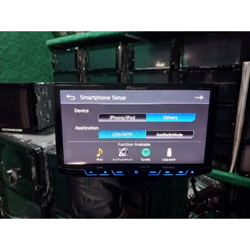 head unit pioneer avh x595bt