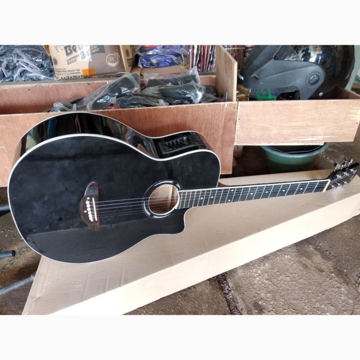 PROMO Gitar akustik elektrik yamaha apx pink