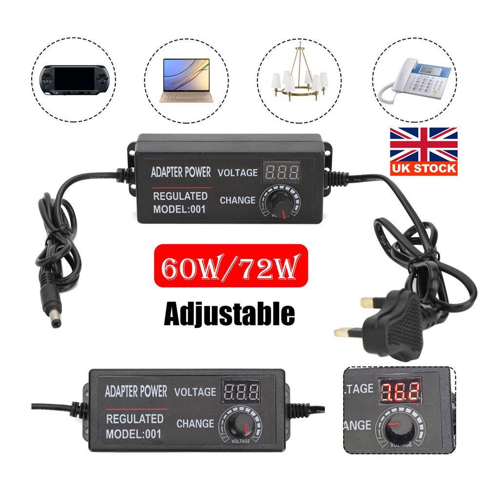 POPULAR Populer Adaptor Power Supply Universal Variable Volt Listrik Adjustable Voltage