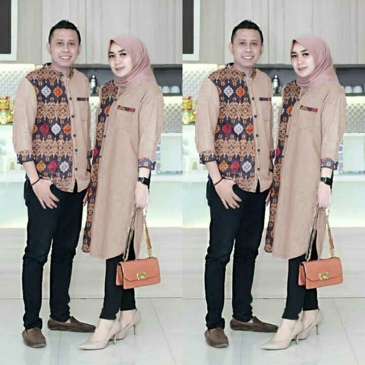 Couple Jenis &amp;  Zulan - Couple Muslim - Tunik Couple - Baju Couple Terbaru