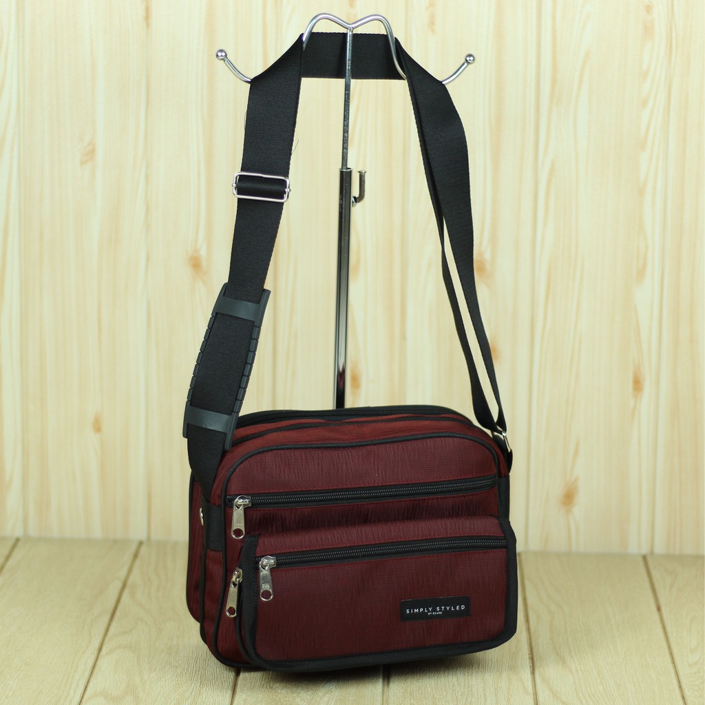 Sling Bag Pria Wanita Simply Tas Selempang Kasual Premium Berkualitas Tas Slempang Daily Use Keren