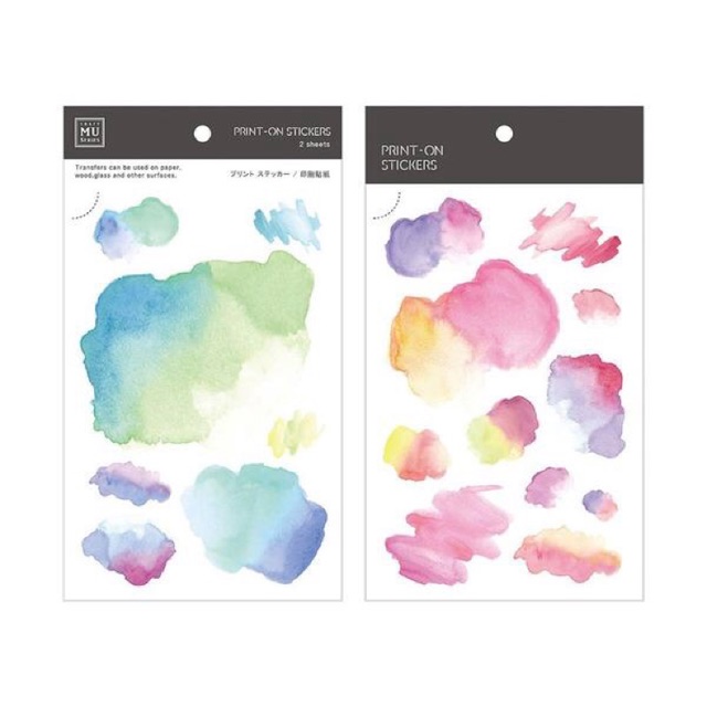 

MU Craft Print-On Stickers Watercolor 009