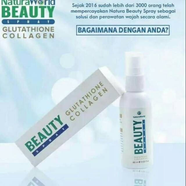 Beauty spray glutathione collagen