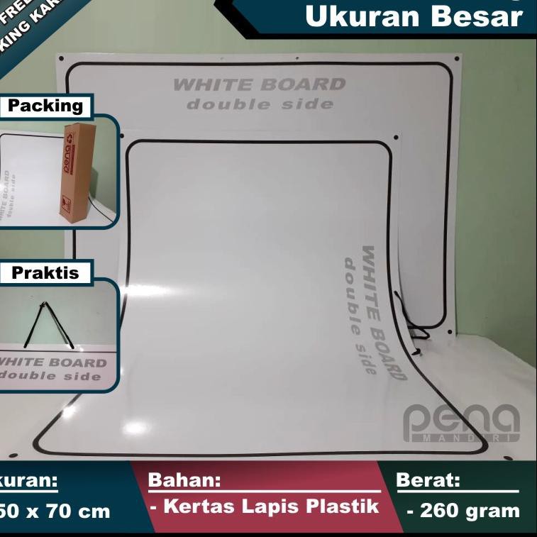 

[Terlaris Today] White Board Portable Besar / Whiteboard Gulung - Papan Tulis Tempel ♦♥