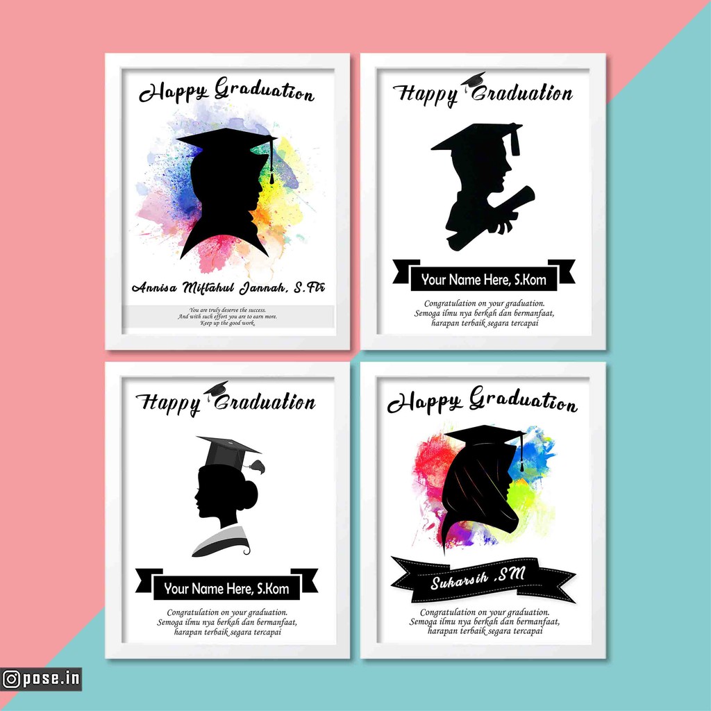 EDIT FOTO UCAPAN WISUDA SILUET SOFTCOPY