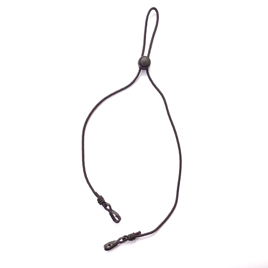 DMI STRAP MASK HITAM Basic - Tali Masker Hijab  - Strap Kalung Masker Pria Wanita