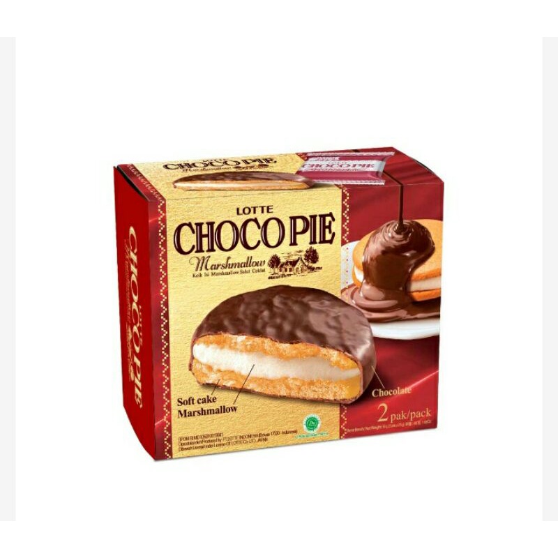 Lotte Choco Pie Marsmallow 2'S 56G