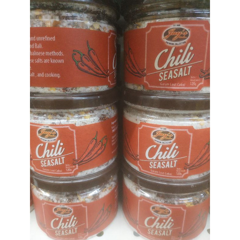

jay's Chili seasalt 120gr