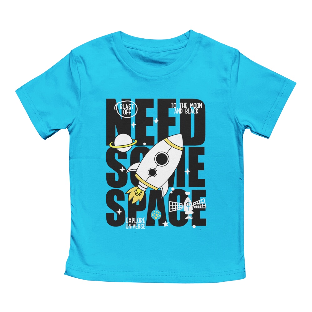 Kaos Anak Laki Laki Perempuan 1-10 Tahun Unisex Need Some Space