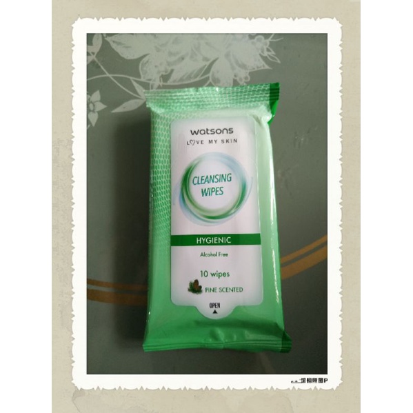 Tisu basah / cleansing wipes / tissu basah / wet tissu 1bgks isi 10s