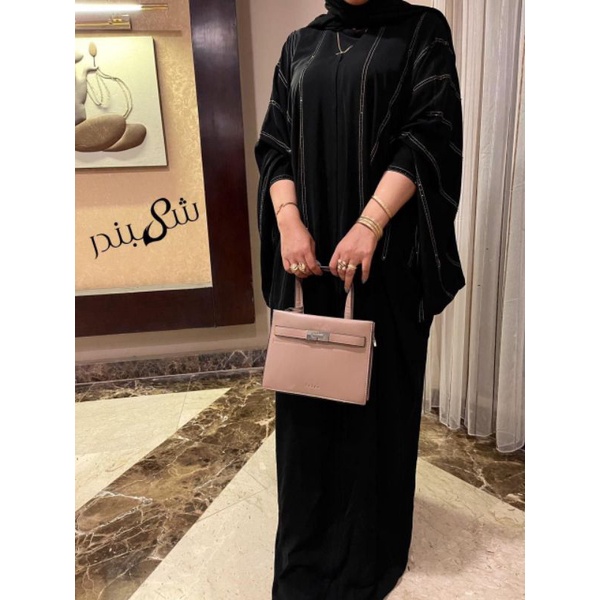PO abaya hitam kaftan mewah MESIR IMPORT