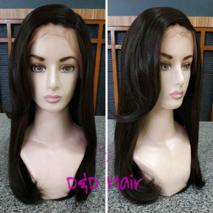 Wig Rambut - D&D1779 - Darkbrown - Front Lace Wig Terpercaya