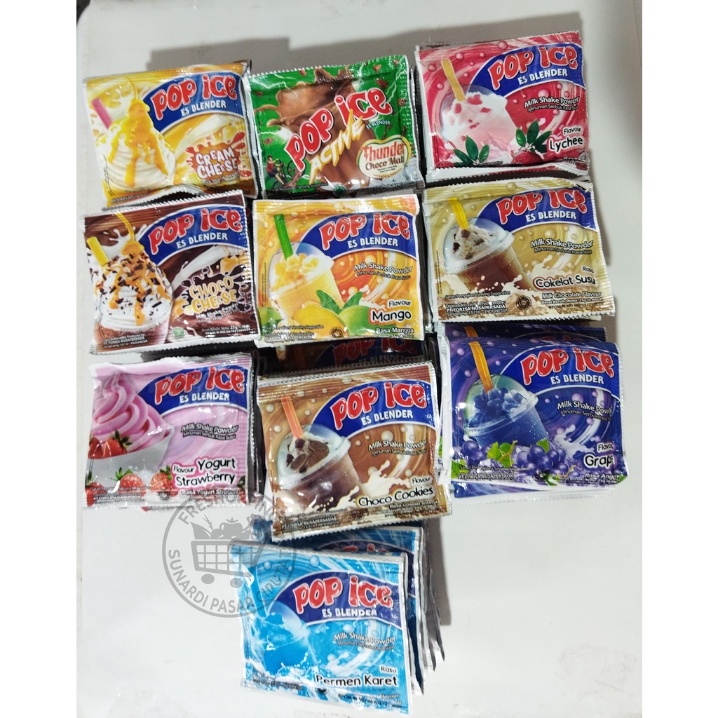 Pop Ice Es Blender 25gr ALL VARIANT 1RENCENG 10PCS