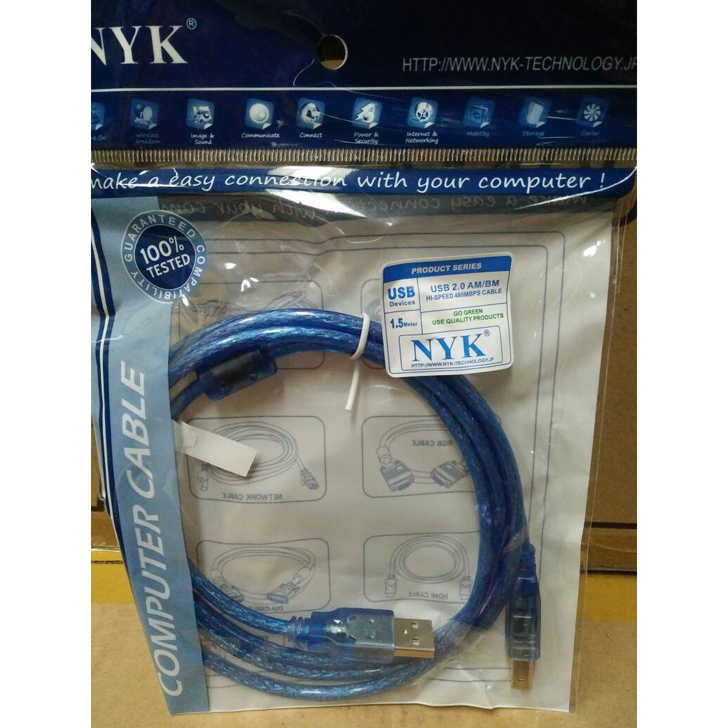 NYK Kabel USB Printer 1,5Meter