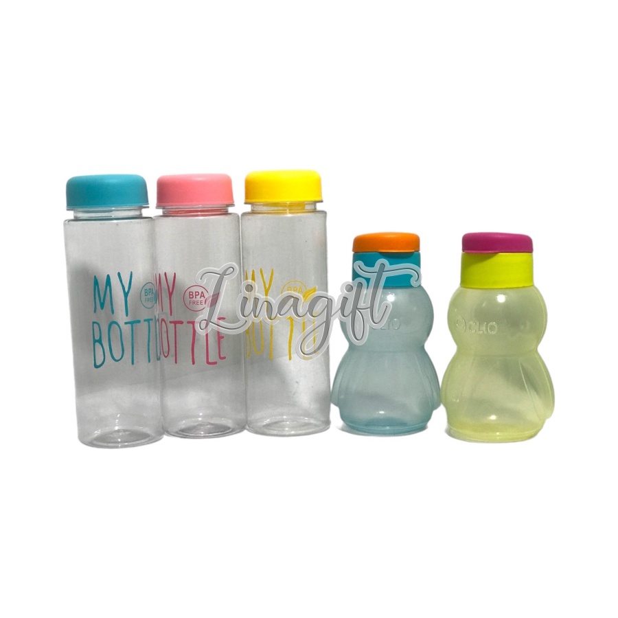 BOTOL AIR PLASTIK SUVENIR CLIO 500 ML - SOUVENIR WATER BOTTLE PLASTIC