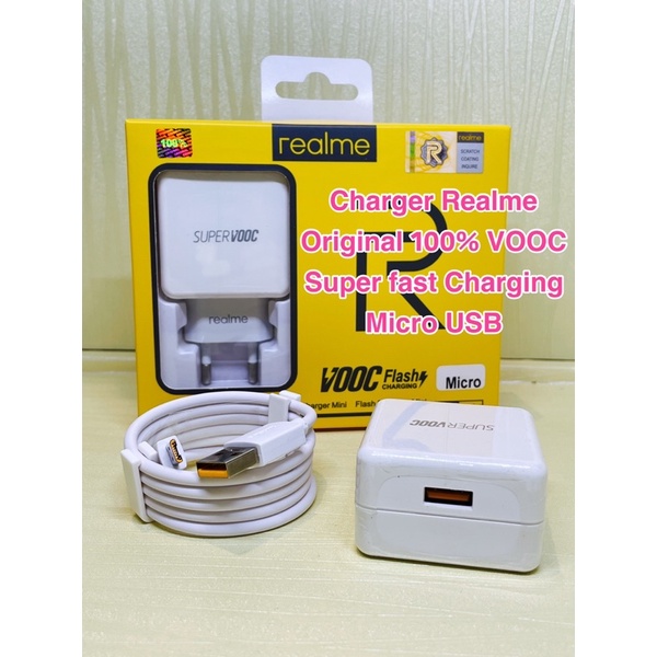 charger Realme Micro Usb Fast Charging Original Vooc Casan C1 C2