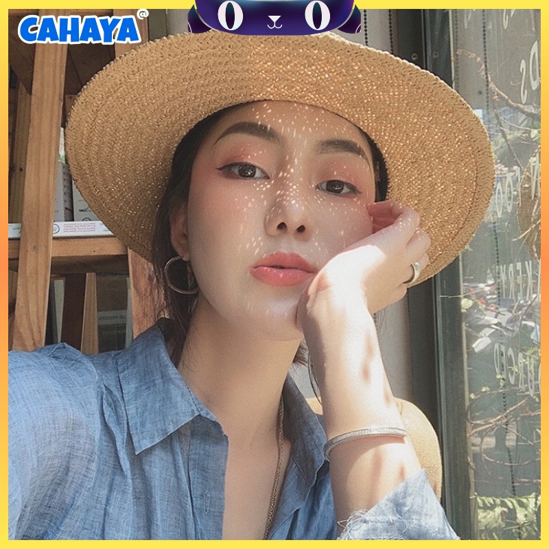 CAHAYA Topi Pantai Wanita Pelindung UV - Summerhat Pantai Import T111