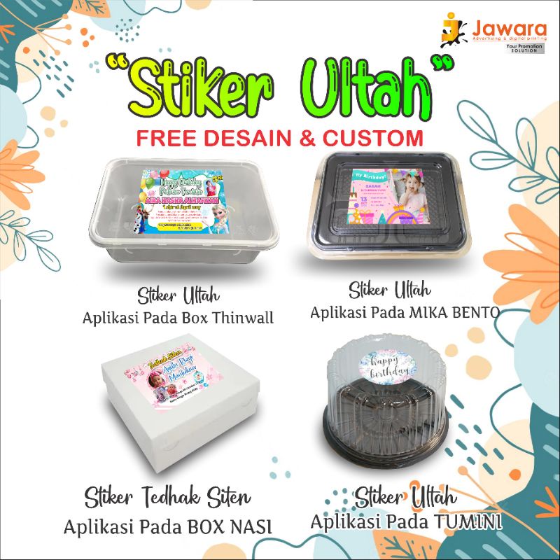 

Stiker Syukuran Kelahiran/Ulang Tahun/Aqiqah/ Selapan/Tedak siten, Jawara printing, Ponorogo,magetan,ngawi,madiun,pacitan