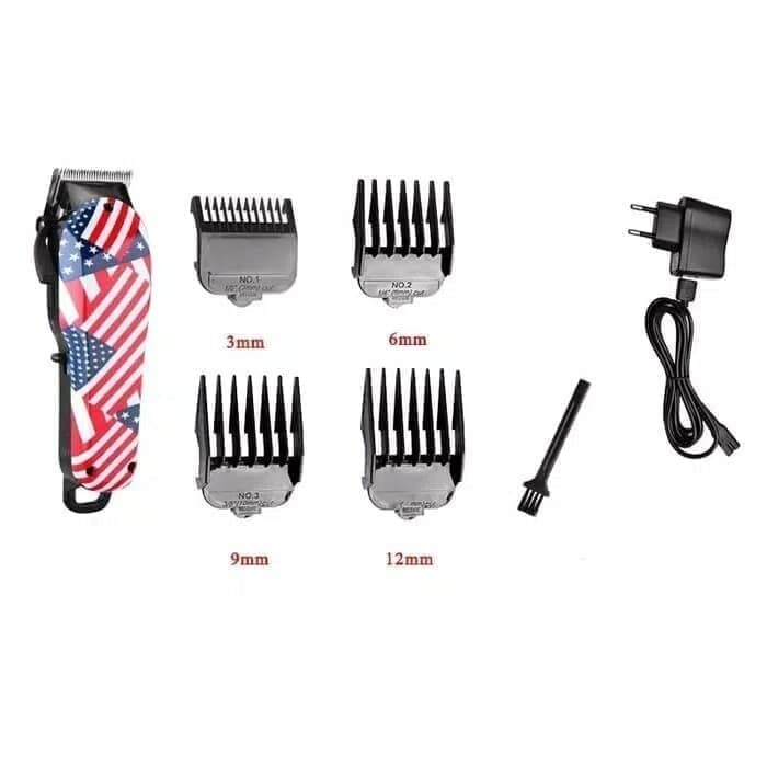 Kemei KM-830 (z) Hair Clipper Rechargeable Cordless Alat Cukur Rambut