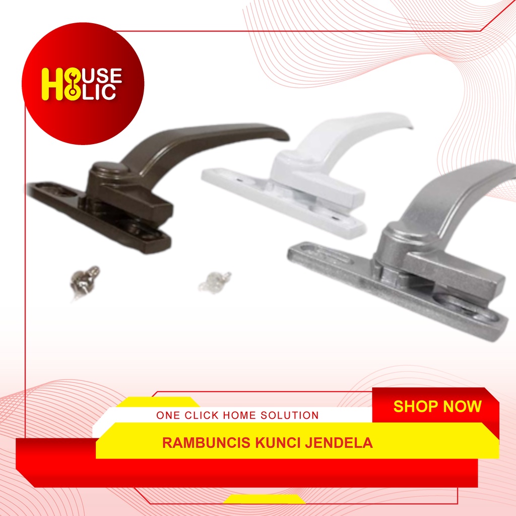 Rambuncis / Kunci Jendela Casement Handle / Hendel Gagang Jendela