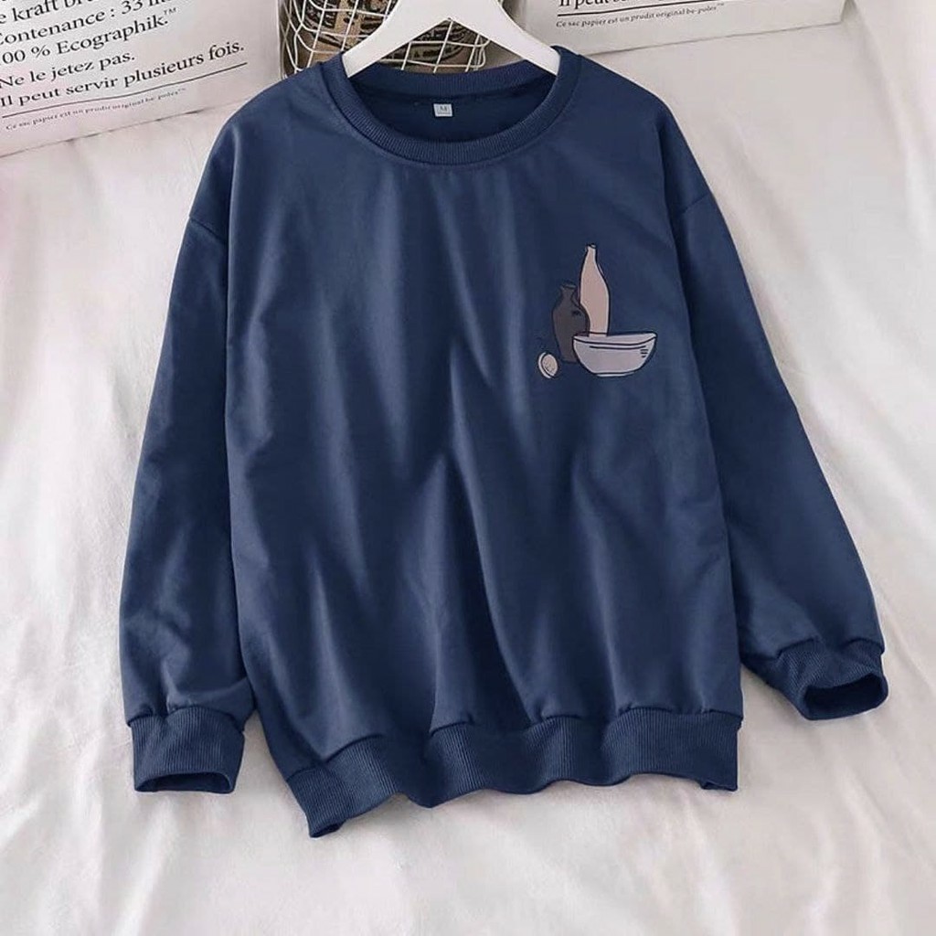 LABELA SWEATER / SWEATER WANITA TEBAL