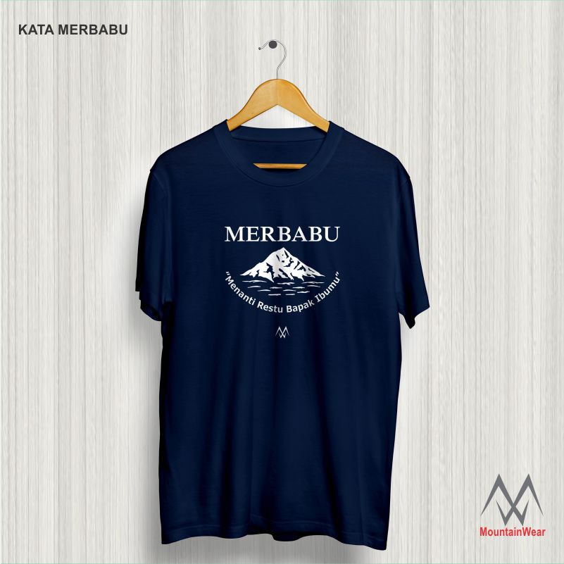 Kaos Pendaki Baju Gunung KATA MERBABU