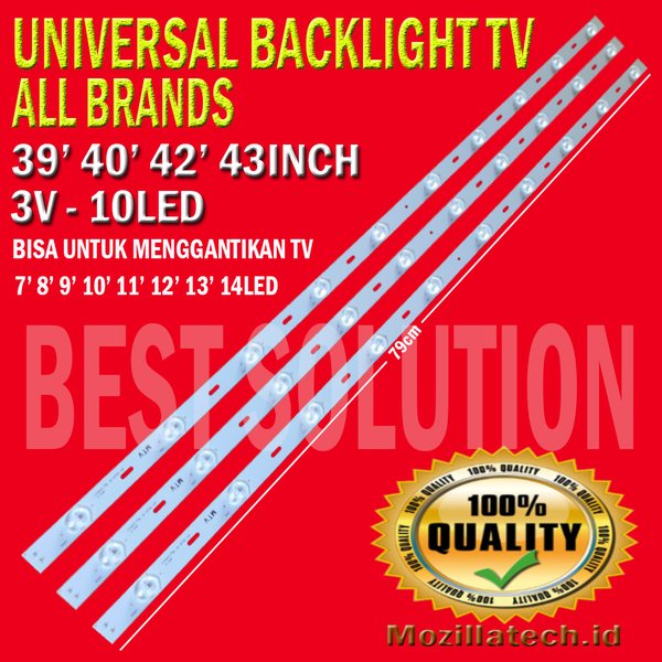 UNIVERSAL BACKLIGHT TV 10 K 40 INCH CHANGHONG COOCAA TCL SANKEN TOSHIBA POLYTRON LG SAMSUNG MITO KONKA PHILIPS AKARI PANASONIC TOSHIBA ALL BRANDS