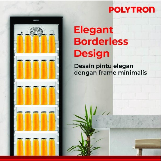 Polytron Showcase 180 Liter Lemari Pendingin Minuman SCN 187 Cooler