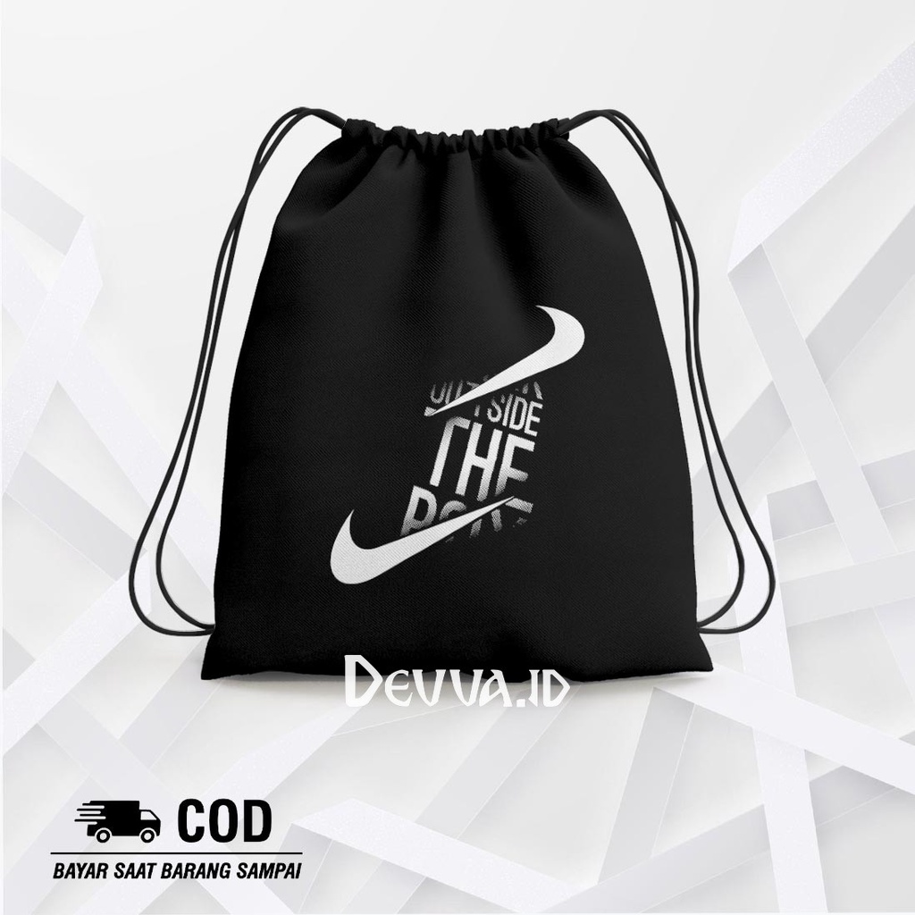 Tas Serut Nike Side String Bag Bts Muat Banyak Barang Ukuran 36 X 31 Cm | Devva.Id