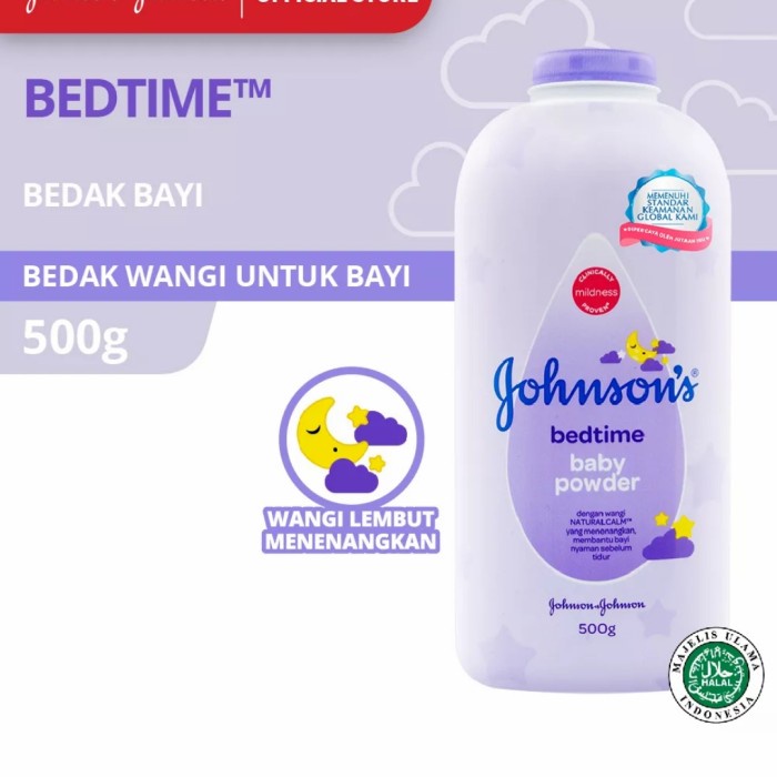 Johnson's blossoms &amp; bedtime Baby Powder Wangi Dan Tahan Lama 500g
