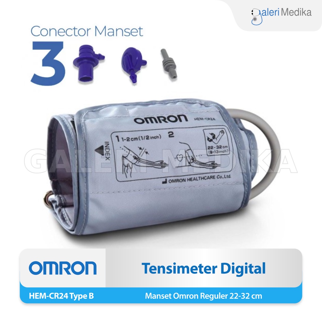Manset Tensimeter Omron HEM CR24 Original