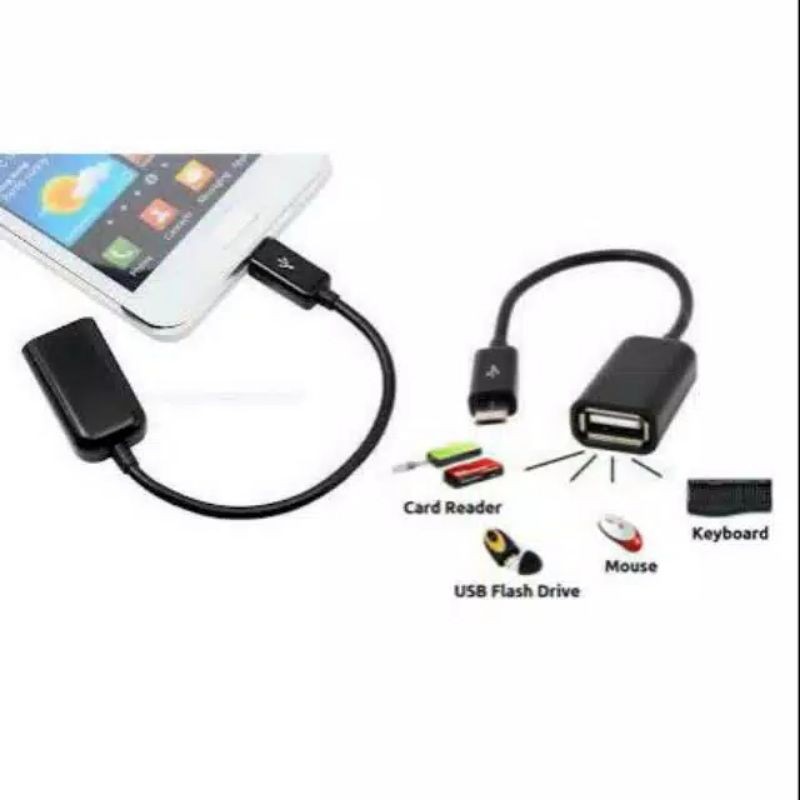 Kabel OTG Android / Cable OTG Micro