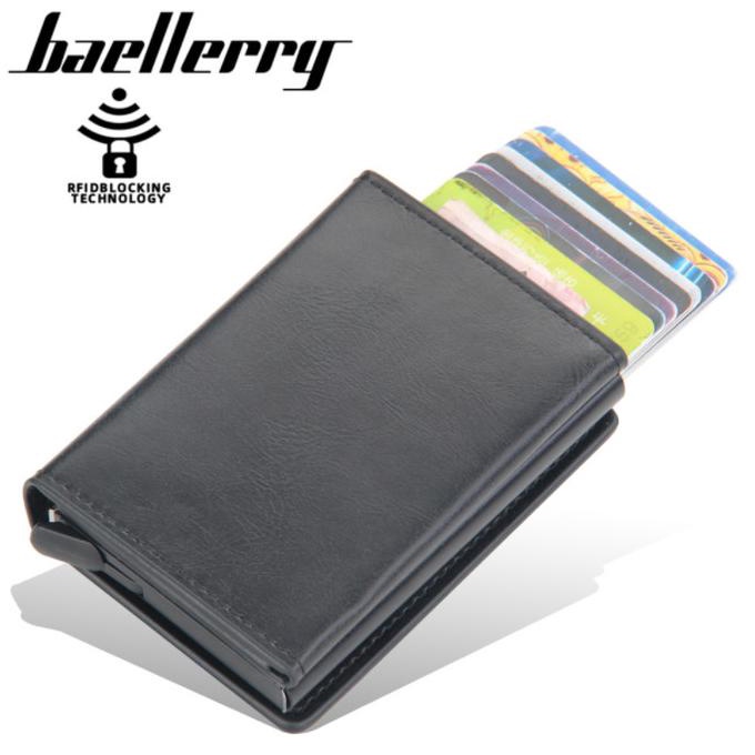 

Office & Stationery | Document Organizer | Dompet Kartu Kulit Rfid Baellerry Original Anti Theft Card Bly040 | Best Seller