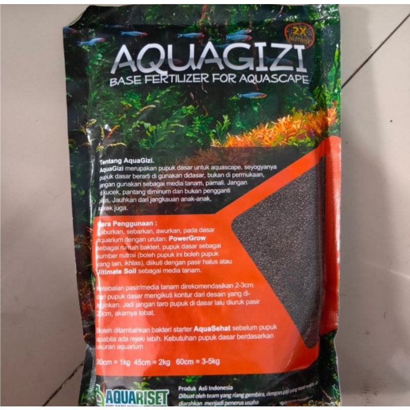Aquagizi/ Pupuk dasar Aquascape (1kg)