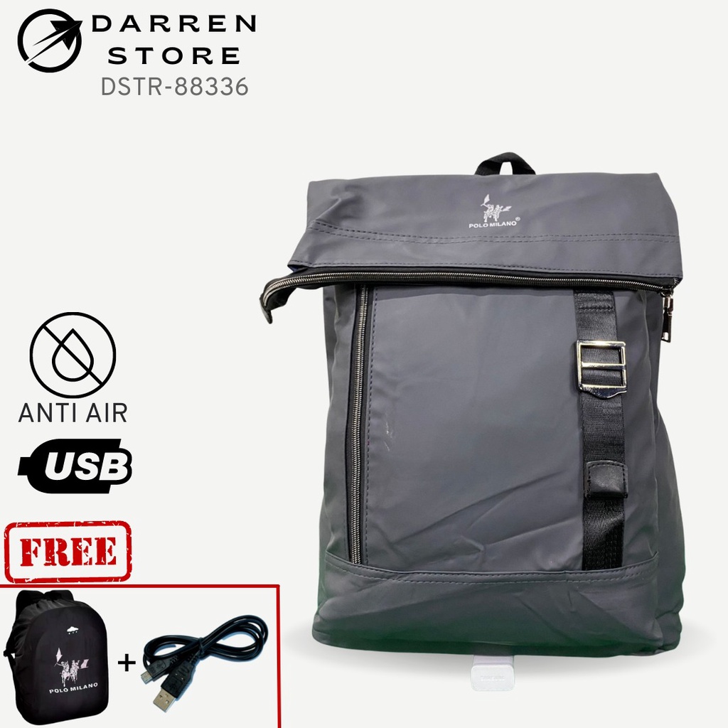 Ransel Polo Milano 88336 Ransel laptop Ransel anti air Ransel import WATERPROOF