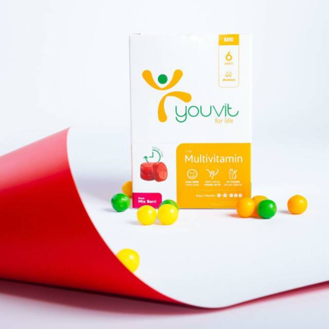 Youvit for Life Mutivitamin Harian rasa Jeruk Berry