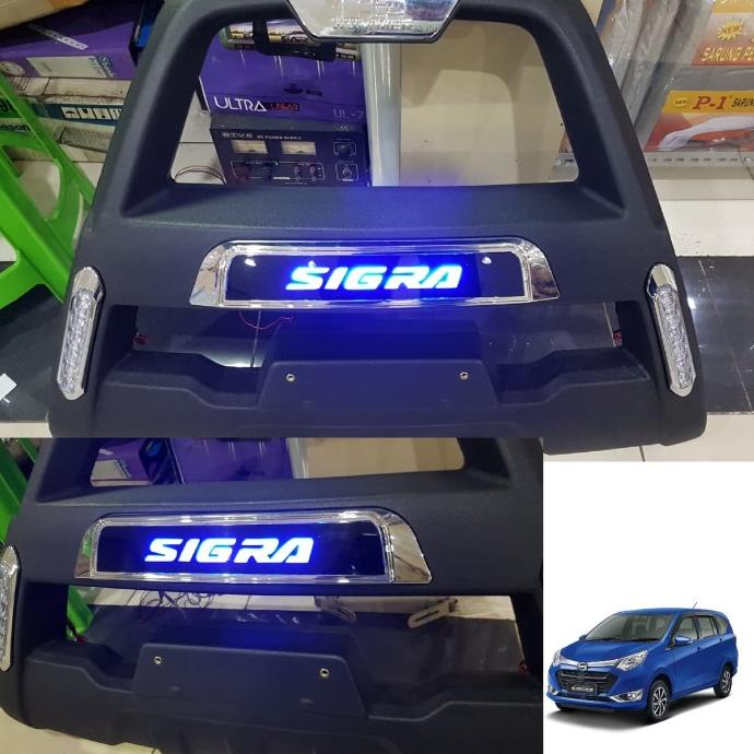 Tanduk Depan Bemper/ Variasi Tanduk Depan Mobil Daihatsu Sigra