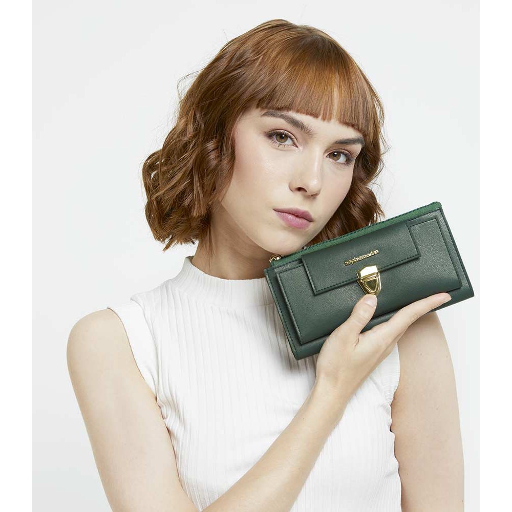  DOMPET  SOPHIE  MARTIN  RANJANI GREEN W1916G2 IMPORT KULIT 