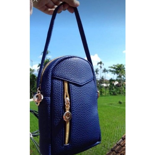 Tas hp papirut wanita 19x13 Tas selempang Hp
