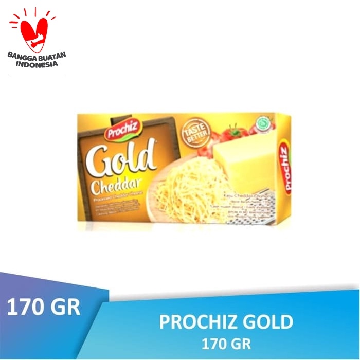 

Keju- Pack Prochiz Gold Cheddar 170 Gr -Keju.