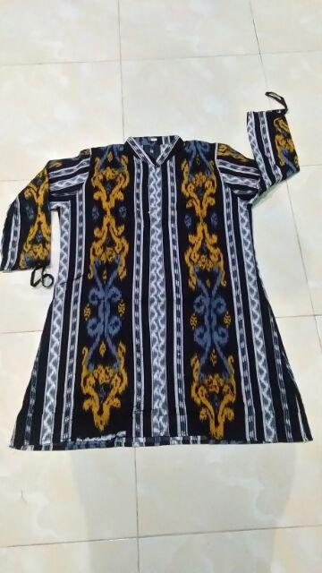 Couple Tunik Batik Motif Tenun #0268go