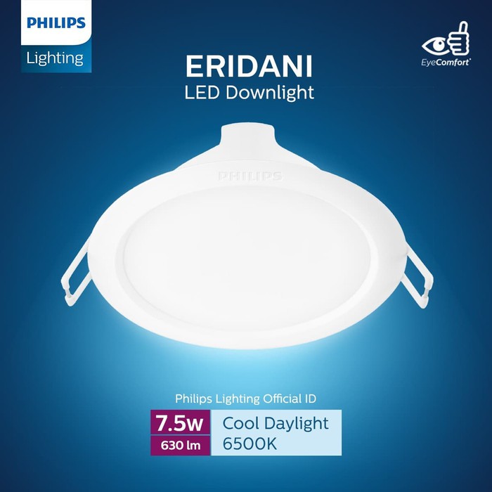 Philips LED Downlight Eridani G2 10W Putih Kuning - Bohlam Lampu Plafon DL190B 10Watt 10 W Garansi