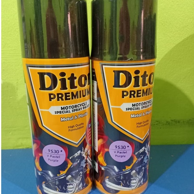 Pilok Pilox Cat Semprot DITON Premium Pastel Collection Warna Vespa V 9530** Pastel Purple Pastel Ungu (400cc)