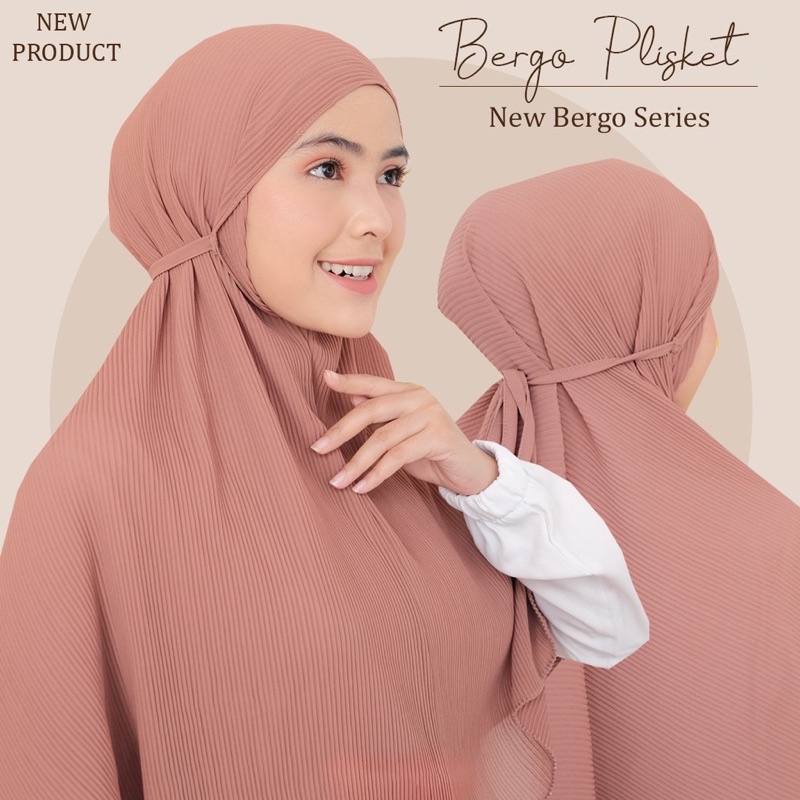 BERGO PLISKET TALI || MARYAM PLISKET CERUTY || HIJAB INSTANT PLISKET