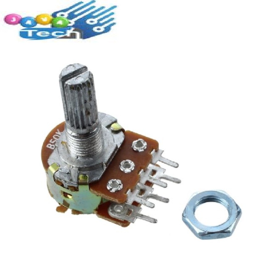 Potensiometer Stereo - Potentiometer 5k 10k 20k 50k 100k