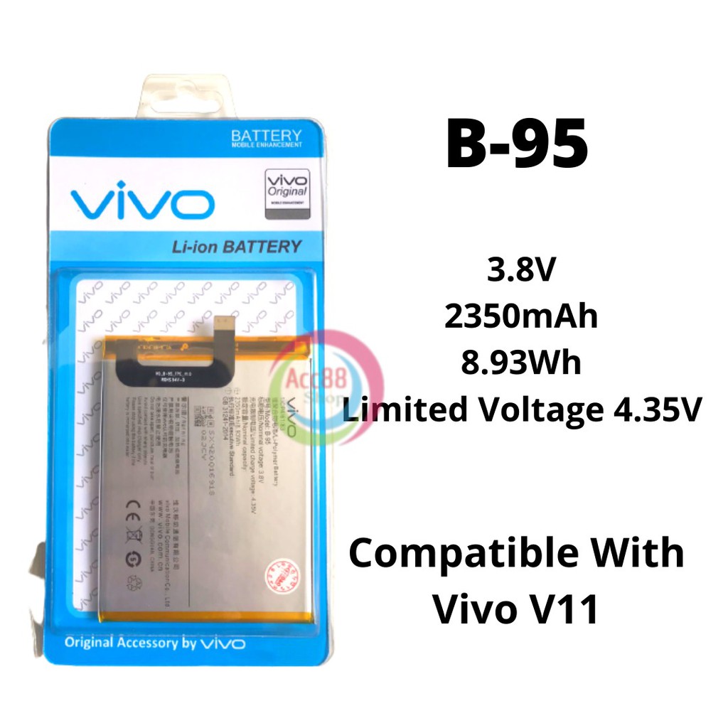 Batre Baterai Battery Original Vivo Y13 Y51 Y51A Y51L B-95 B95