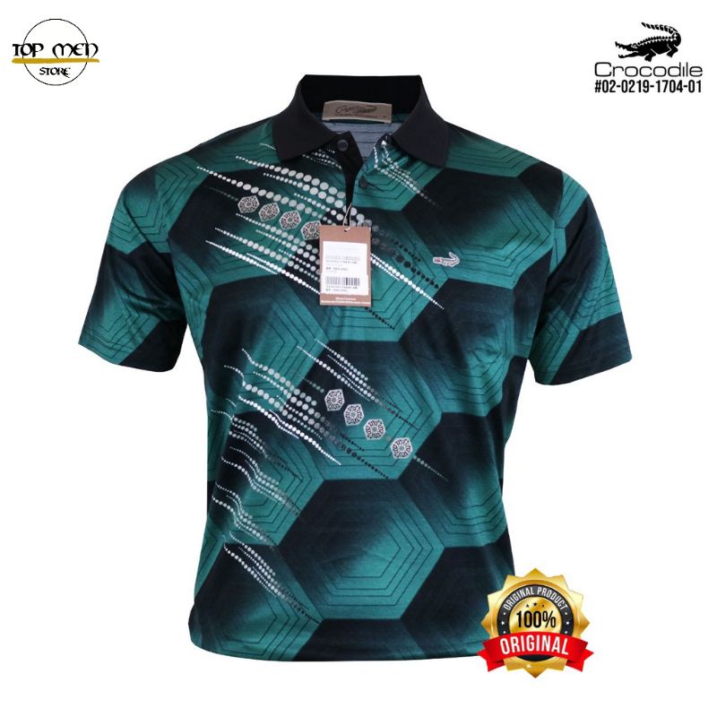 Kaos Kerah Polo Men Original Pria Crocodile Diamond / Platinum Katun HALUS 1704