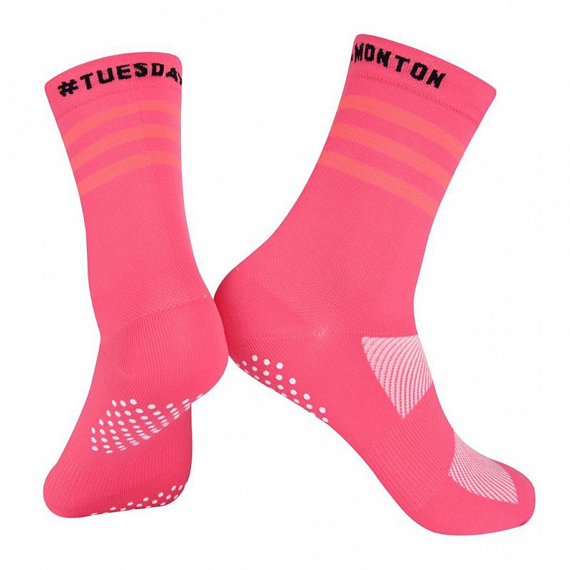 SOCKS MONTON TUESDAY PINK - KAOS KAKI SEPEDA CYCLING ROADBIKE PRIA WANITA ORIGINAL MTB