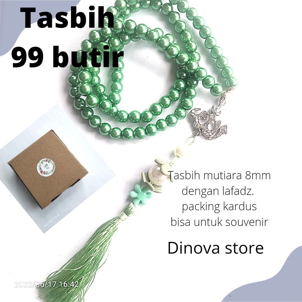 TASBIH 99 BUTIR/TASBIH MUTIARA LAFADZ