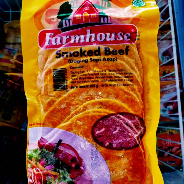 Farmhouse smoked beef ori 225gr